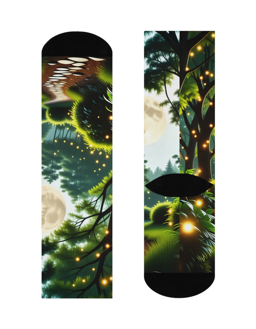 Load image into Gallery viewer, Fire Fly Crew Socks
