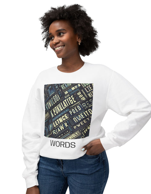 Load image into Gallery viewer, Knowledge Is Power Unisex Lightweight Crewneck Sweatshirt, Casual Wear, Gift for Students, Motivational Apparel, Educational Fashion
