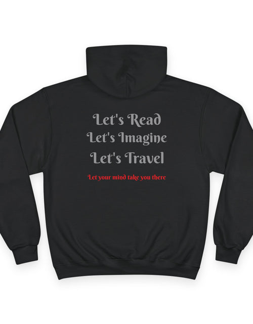Load image into Gallery viewer, Cozy Book Lover&#39;s Hoodie, Reading Sweatshirt, Travel Inspiration Apparel, Gift for Bookworms, Library Lover&#39;s Outfit
