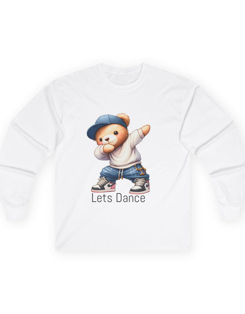 Load image into Gallery viewer, Bear Dance Long Sleeve Tee — Dancing Bear Graphic
