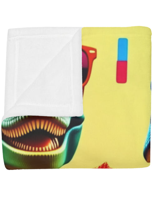 Load image into Gallery viewer, Dinosaur Party Blanket - Plush Fleece
