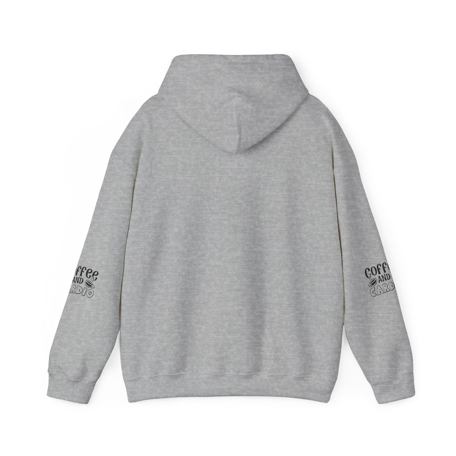 Coffee & Cardio Hoodie, Fitness Sweatshirt, Gym Pullover, Gift for Gym Lovers, Cozy Athletic Wear