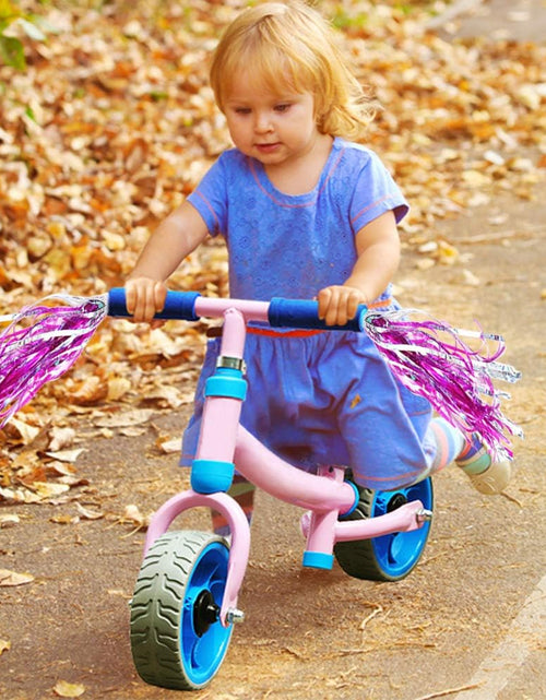 Load image into Gallery viewer, Kids Bike Bell and Streamers for Girls - 1 Pack Flower Bicycle Bell with 2 Pack Bike Streamers for Children&#39;S Bike Accessories
