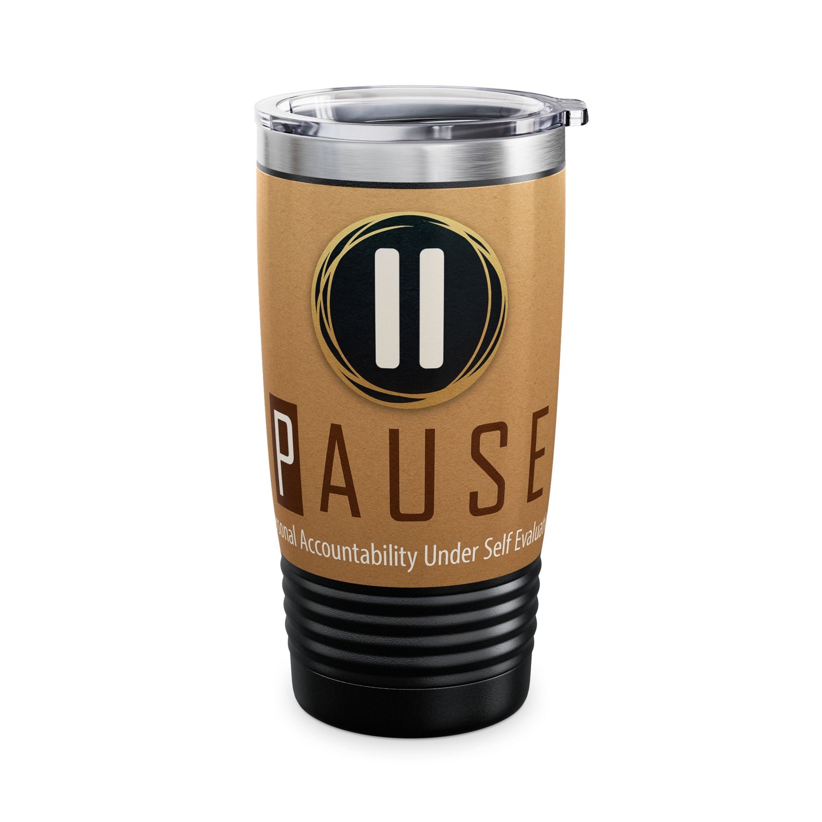 Stylish Ringneck Tumbler for Coffee Lovers | Insulated Travel Mug, Unique Gift for Birthdays, Outdoor Adventures, and Holidays