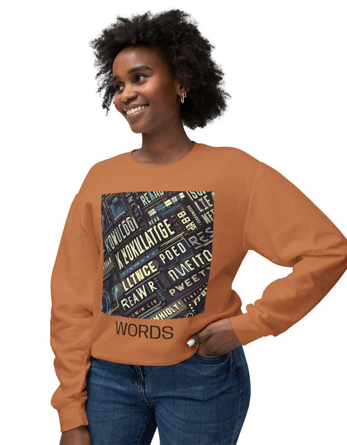 Load image into Gallery viewer, Knowledge Is Power Unisex Lightweight Crewneck Sweatshirt, Casual Wear, Gift for Students, Motivational Apparel, Educational Fashion
