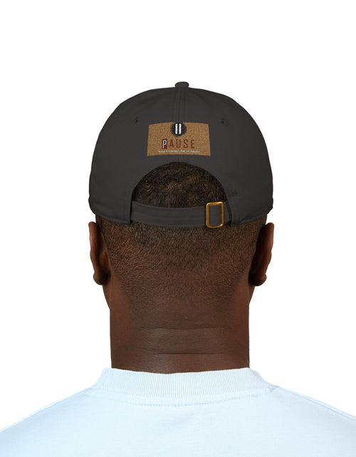 Load image into Gallery viewer, Cap Embroidered with 'Pause' Design
