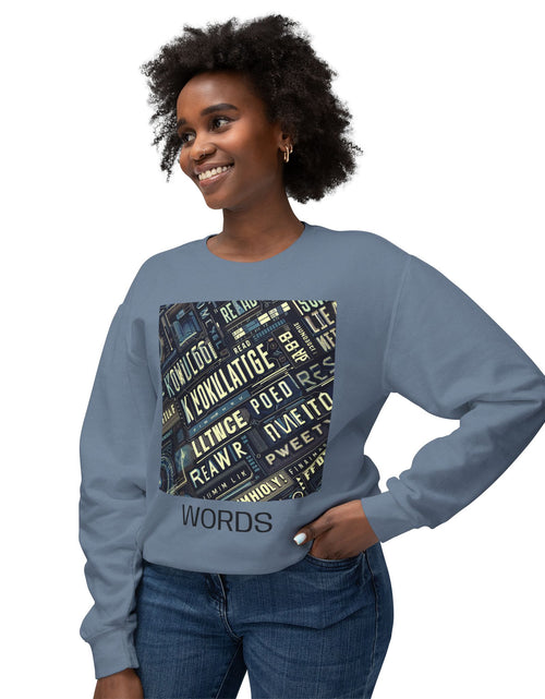 Load image into Gallery viewer, Knowledge Is Power Unisex Lightweight Crewneck Sweatshirt, Casual Wear, Gift for Students, Motivational Apparel, Educational Fashion
