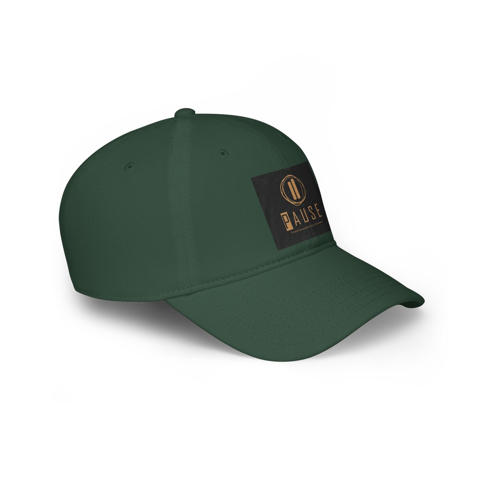 Pause Low Profile Baseball Cap, Relaxed Fit Hat, Casual Headwear, Gift for Him or Her, Everyday Cap, Adjustable Dad Hat