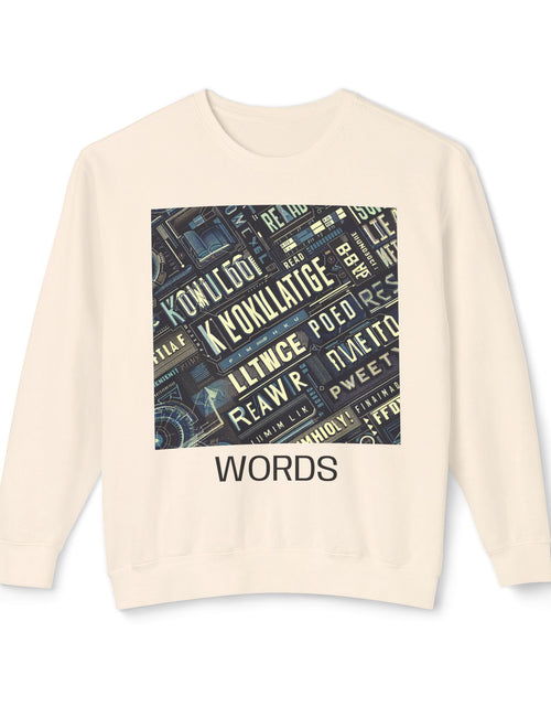 Load image into Gallery viewer, Knowledge Is Power Unisex Lightweight Crewneck Sweatshirt, Casual Wear, Gift for Students, Motivational Apparel, Educational Fashion
