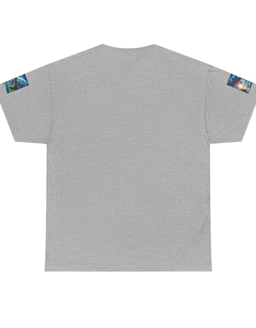 Load image into Gallery viewer, Inspirational Universe T-Shirt - &#39;Words Are Powerful&#39; Graphic - Motivational Gift for Dreamers, Writers, and Creators, Casual Wear, [...]
