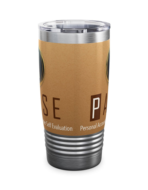 Load image into Gallery viewer, Stylish Ringneck Tumbler for Coffee Lovers | Insulated Travel Mug, Unique Gift for Birthdays, Outdoor Adventures, and Holidays
