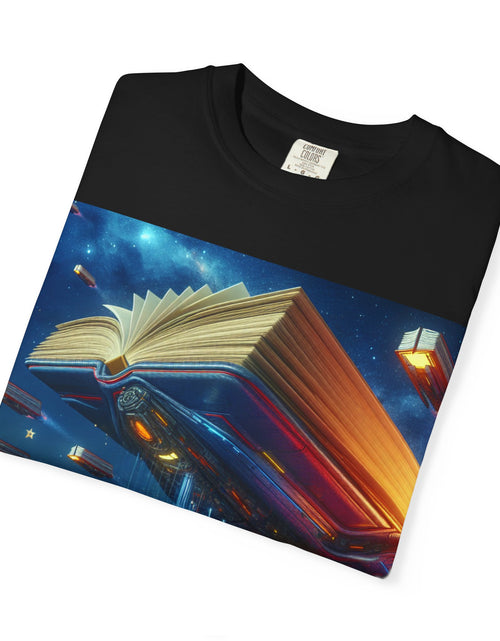 Load image into Gallery viewer, Adventure Awaits T-shirt for Book Lovers
