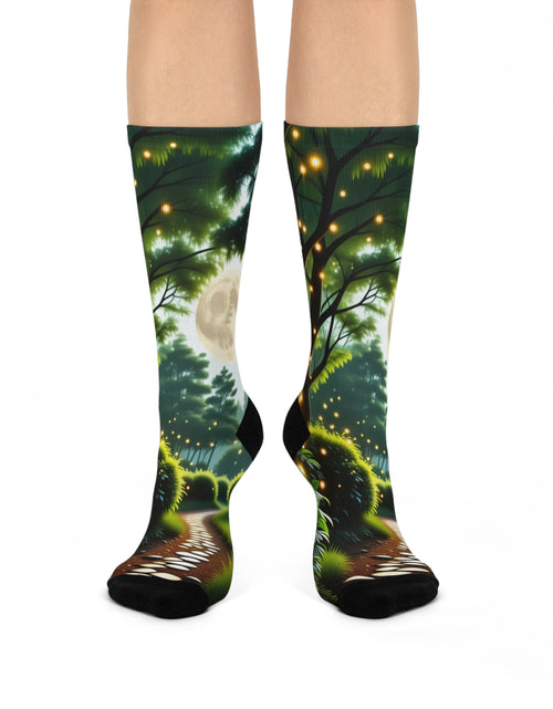Load image into Gallery viewer, Fire Fly Crew Socks
