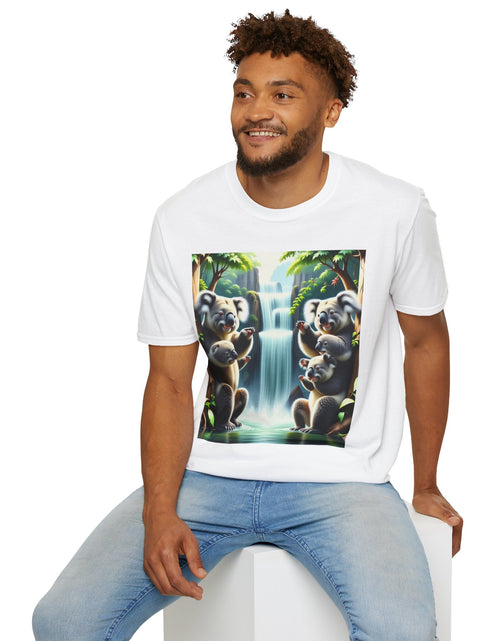 Load image into Gallery viewer, Cute Koala Family Unisex T-Shirt, Animal Lover Gift, Nature Tee, Eco-Friendly Clothing, Wildlife Enthusiast Shirt
