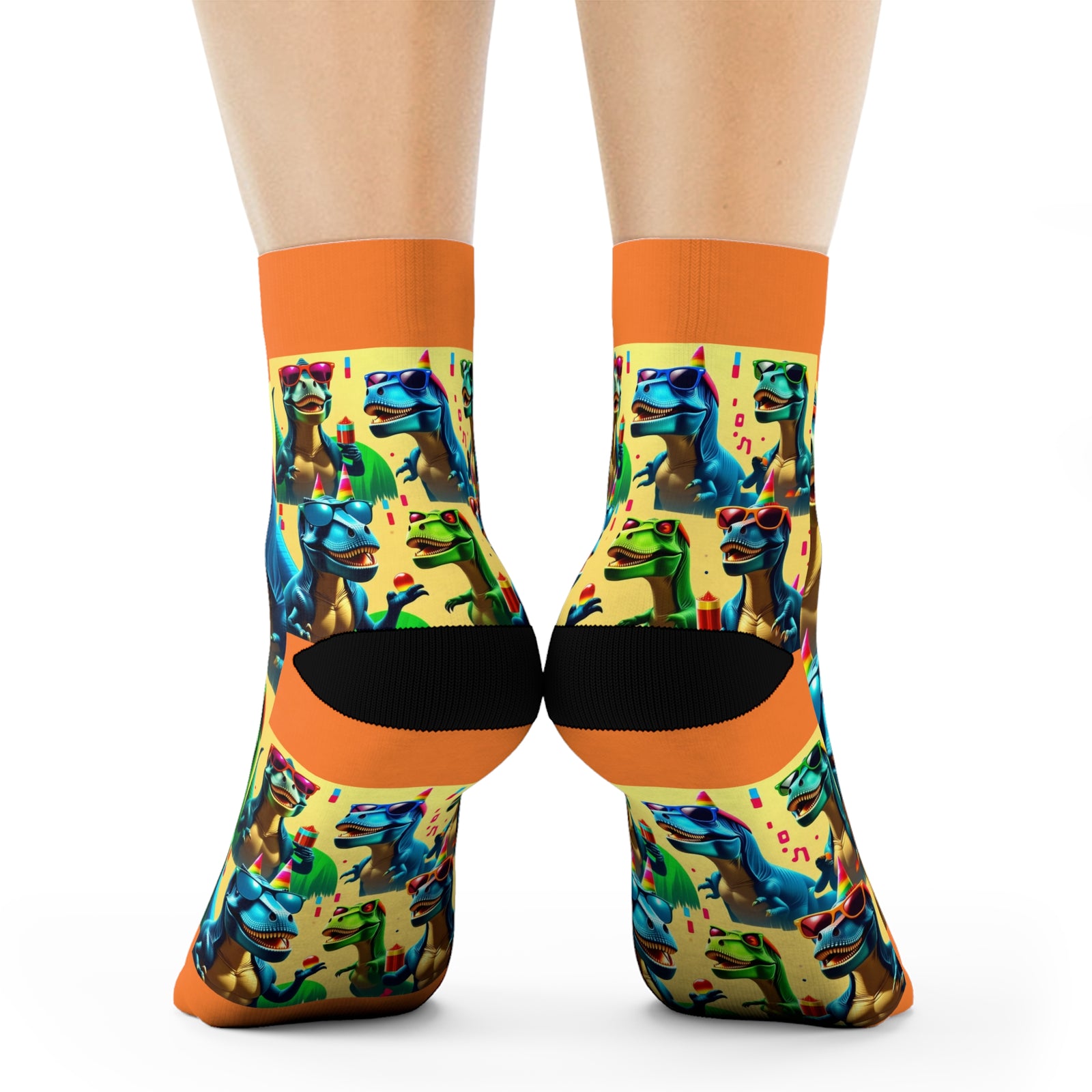 Dinosaur Party Crew Socks