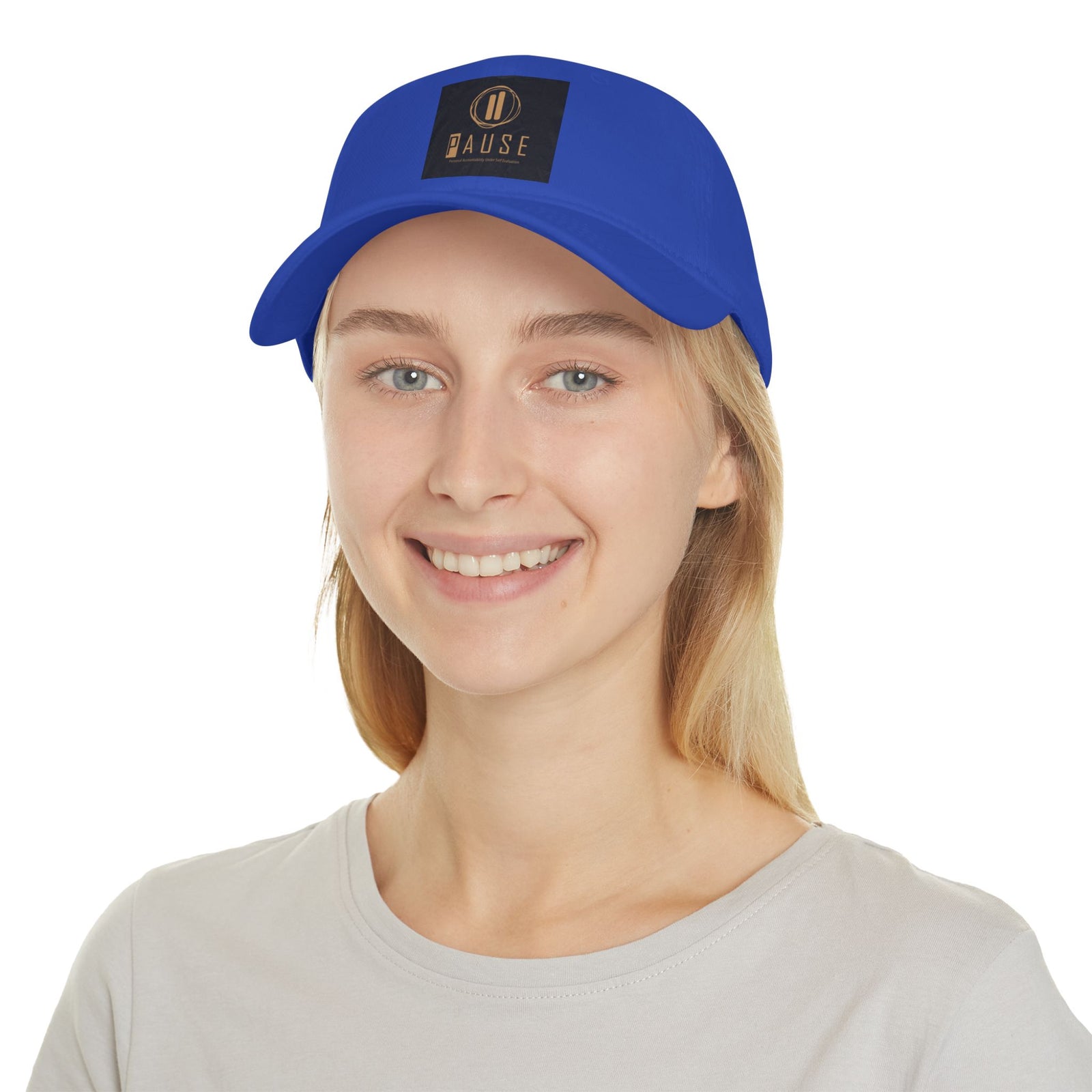 Pause Low Profile Baseball Cap, Relaxed Fit Hat, Casual Headwear, Gift for Him or Her, Everyday Cap, Adjustable Dad Hat