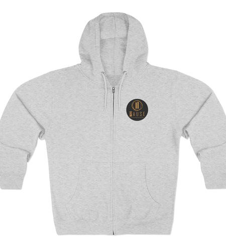 PAUSE' Cozy Zip Hoodie