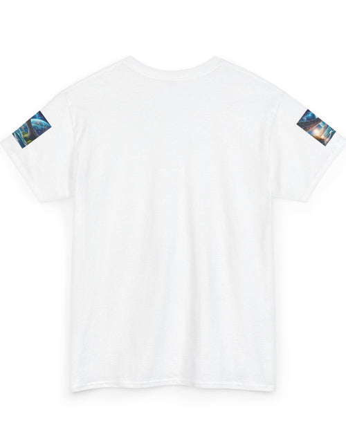 Load image into Gallery viewer, Inspirational Universe T-Shirt - &#39;Words Are Powerful&#39; Graphic - Motivational Gift for Dreamers, Writers, and Creators, Casual Wear, [...]
