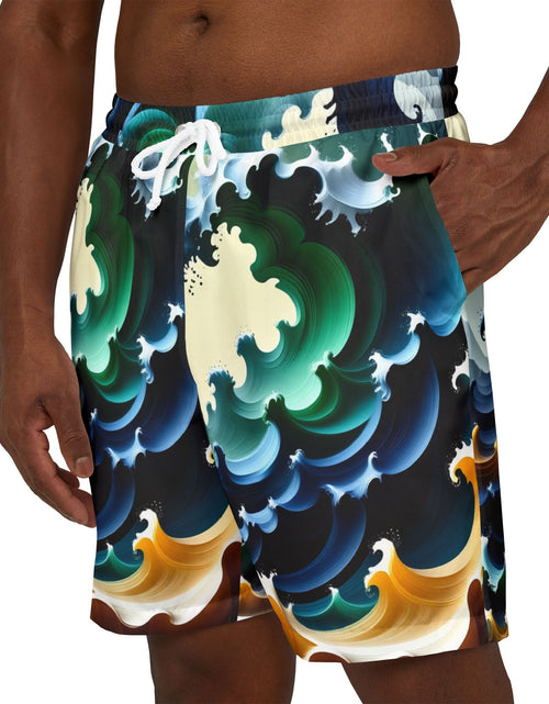 Load image into Gallery viewer, Wave Swim Shorts

