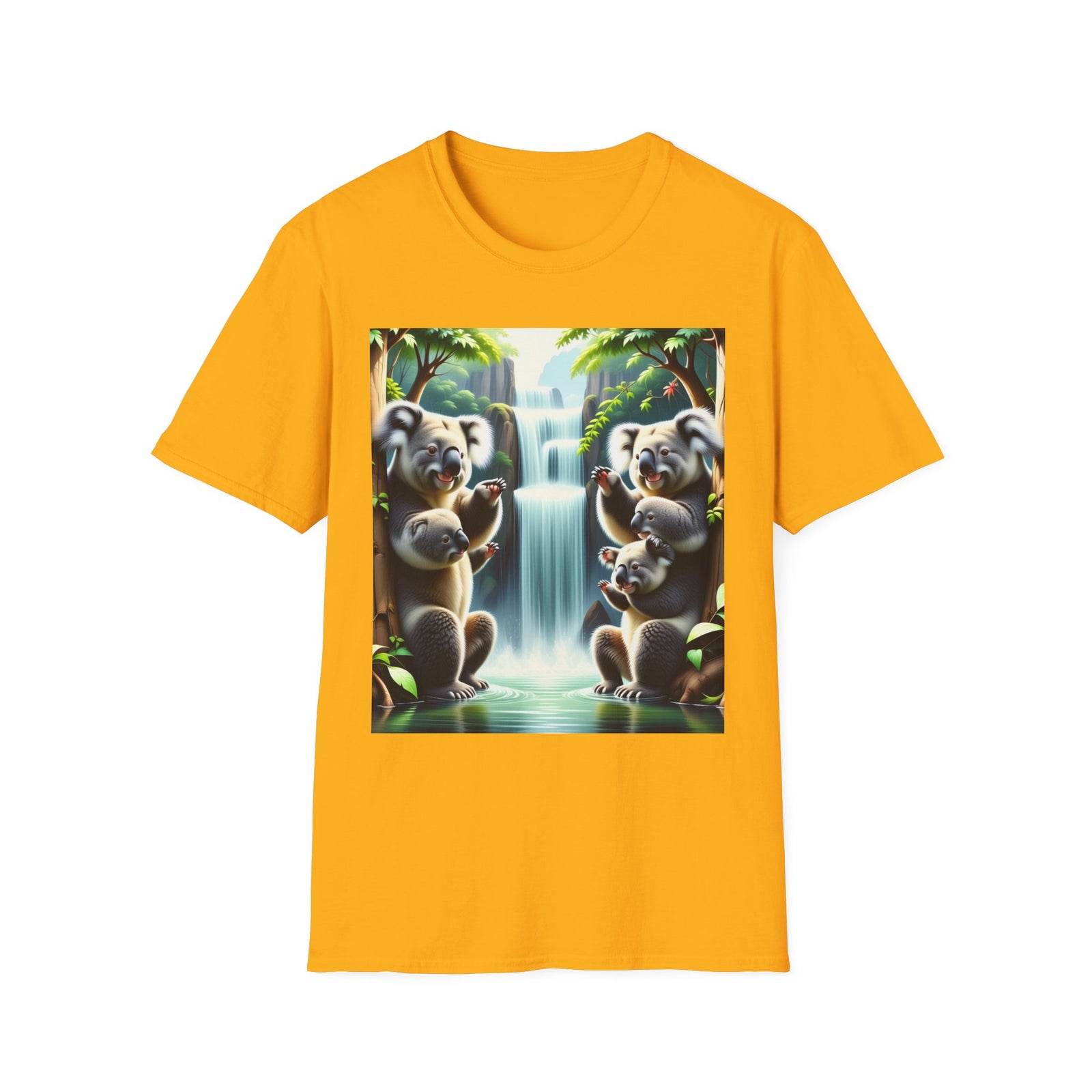 Cute Koala Family Unisex T-Shirt, Animal Lover Gift, Nature Tee, Eco-Friendly Clothing, Wildlife Enthusiast Shirt