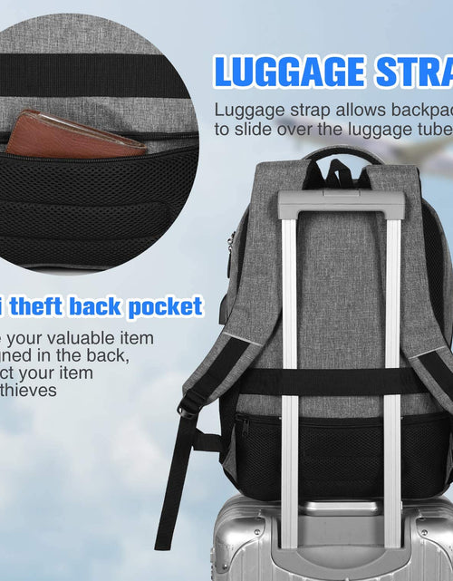 Load image into Gallery viewer, Backpack for Men and Women,17.3 Inch School Backpack for Teens,Laptop Backpack with USB Charging Port for Business College Travel
