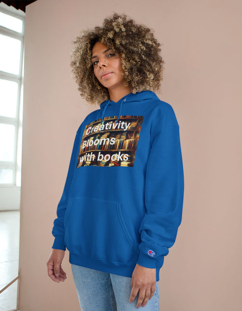 Load image into Gallery viewer, Cozy Book Lover&#39;s Hoodie, Reading Sweatshirt, Travel Inspiration Apparel, Gift for Bookworms, Library Lover&#39;s Outfit
