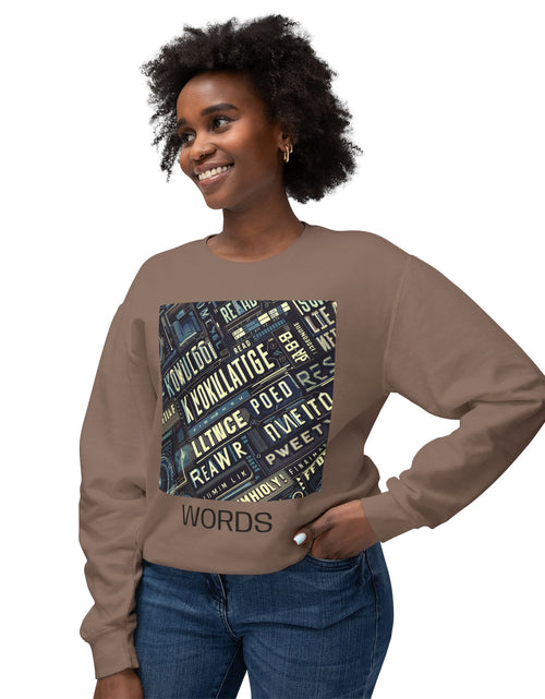 Load image into Gallery viewer, Knowledge Is Power Unisex Lightweight Crewneck Sweatshirt, Casual Wear, Gift for Students, Motivational Apparel, Educational Fashion
