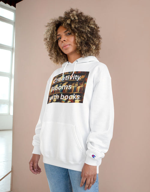 Load image into Gallery viewer, Cozy Book Lover&#39;s Hoodie, Reading Sweatshirt, Travel Inspiration Apparel, Gift for Bookworms, Library Lover&#39;s Outfit

