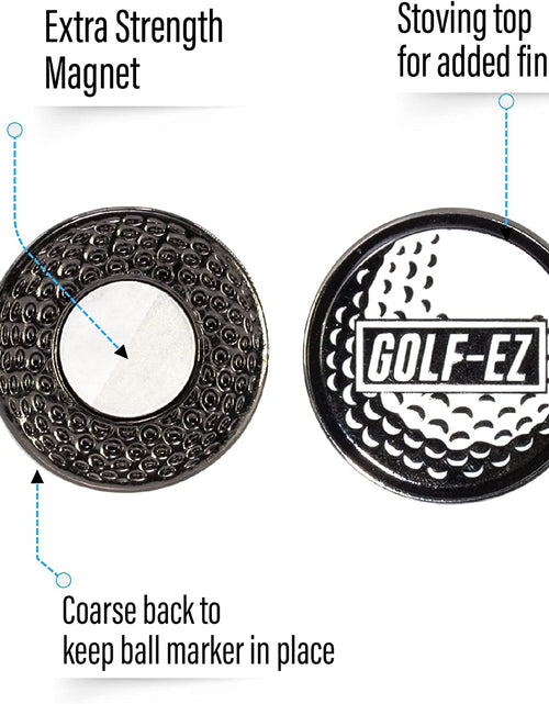 Load image into Gallery viewer, TRI-LINE Golf Ball Alignment Kit with Hat Clip Ball Marker and Carry Case | Swing Path Arrows &amp; Ball Identifiers

