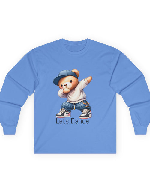 Load image into Gallery viewer, Bear Dance Long Sleeve Tee — Dancing Bear Graphic

