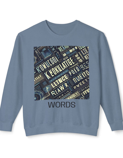 Load image into Gallery viewer, Knowledge Is Power Unisex Lightweight Crewneck Sweatshirt, Casual Wear, Gift for Students, Motivational Apparel, Educational Fashion
