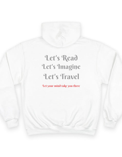 Load image into Gallery viewer, Cozy Book Lover&#39;s Hoodie, Reading Sweatshirt, Travel Inspiration Apparel, Gift for Bookworms, Library Lover&#39;s Outfit

