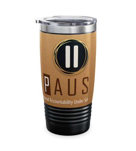 Stylish Ringneck Tumbler for Coffee Lovers | Insulated Travel Mug, Unique Gift for Birthdays, Outdoor Adventures, and Holidays