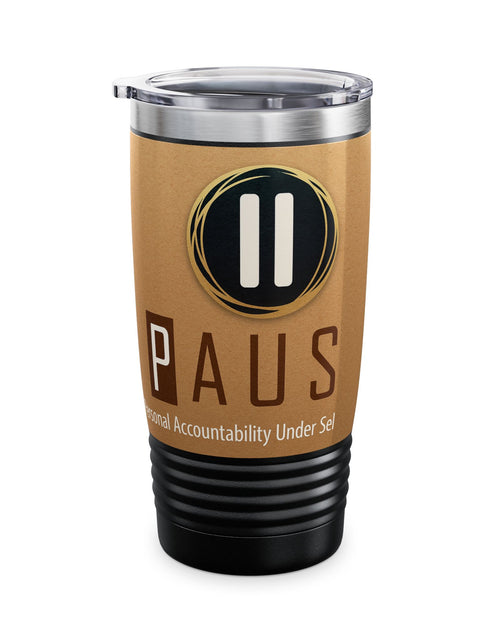 Load image into Gallery viewer, Stylish Ringneck Tumbler for Coffee Lovers | Insulated Travel Mug, Unique Gift for Birthdays, Outdoor Adventures, and Holidays
