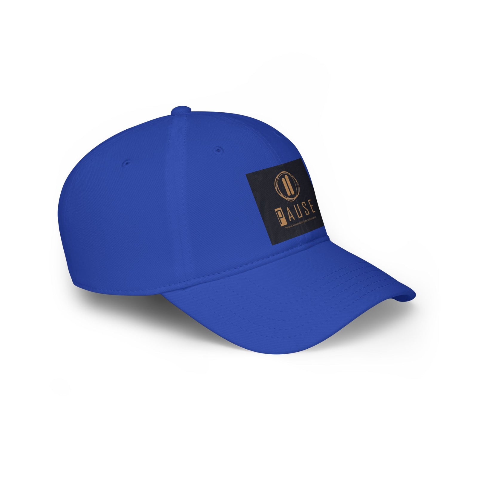 Pause Low Profile Baseball Cap, Relaxed Fit Hat, Casual Headwear, Gift for Him or Her, Everyday Cap, Adjustable Dad Hat