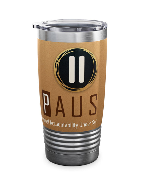 Load image into Gallery viewer, Stylish Ringneck Tumbler for Coffee Lovers | Insulated Travel Mug, Unique Gift for Birthdays, Outdoor Adventures, and Holidays
