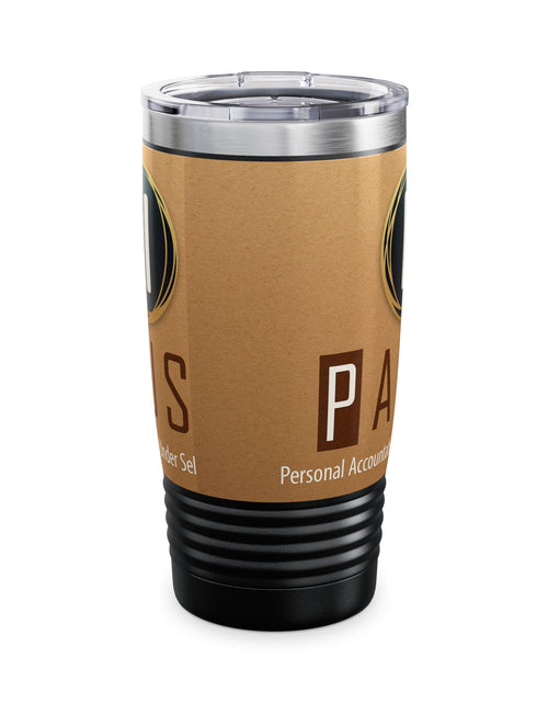 Load image into Gallery viewer, Stylish Ringneck Tumbler for Coffee Lovers | Insulated Travel Mug, Unique Gift for Birthdays, Outdoor Adventures, and Holidays
