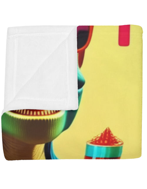 Load image into Gallery viewer, Dinosaur Party Blanket - Plush Fleece
