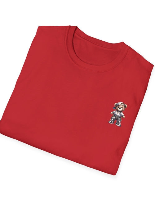 Load image into Gallery viewer, Cute Bear with Sneakers Graphic T-Shirt — Casual Animal Tee
