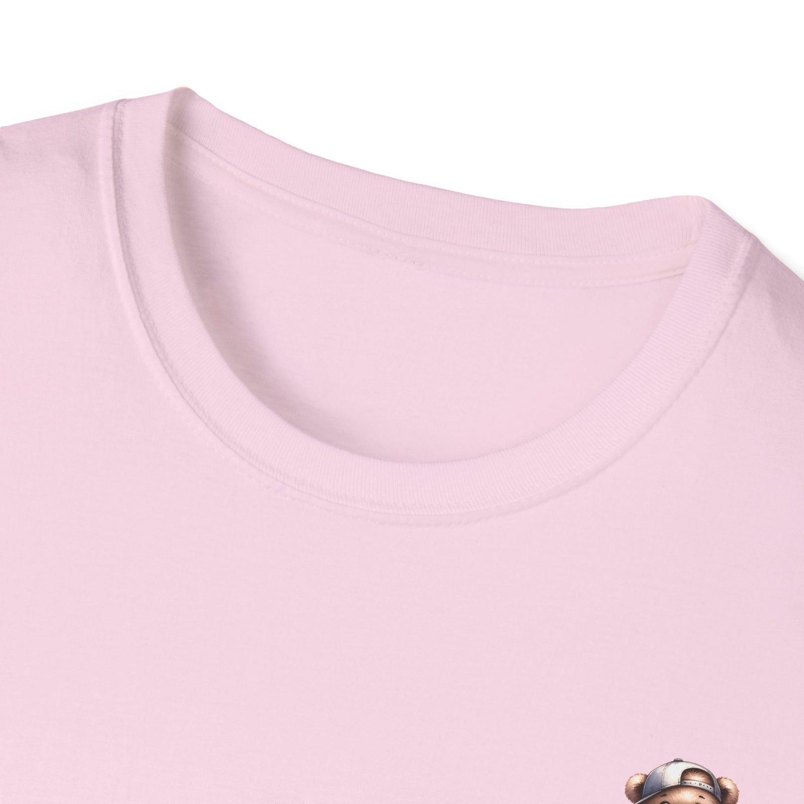 Cute Bear with Sneakers Graphic T-Shirt — Casual Animal Tee