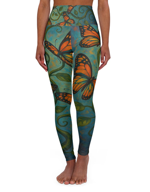 Load image into Gallery viewer, Butterfly High Waisted Leggings
