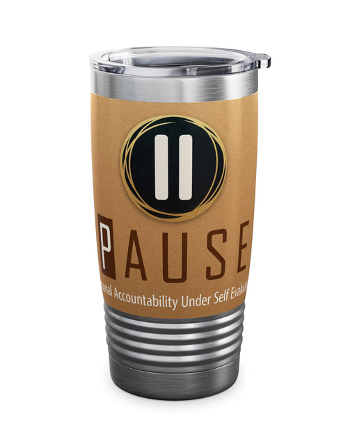 Load image into Gallery viewer, Stylish Ringneck Tumbler for Coffee Lovers | Insulated Travel Mug, Unique Gift for Birthdays, Outdoor Adventures, and Holidays
