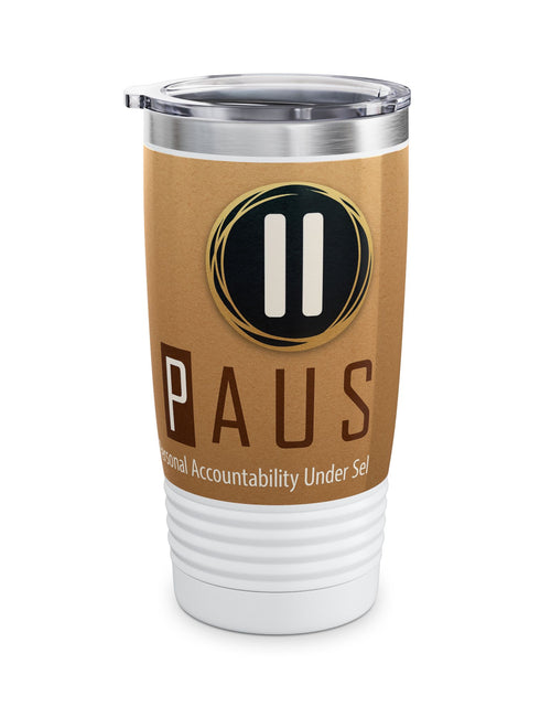 Load image into Gallery viewer, Stylish Ringneck Tumbler for Coffee Lovers | Insulated Travel Mug, Unique Gift for Birthdays, Outdoor Adventures, and Holidays
