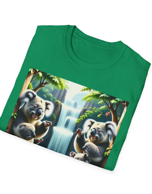 Load image into Gallery viewer, Cute Koala Family Unisex T-Shirt, Animal Lover Gift, Nature Tee, Eco-Friendly Clothing, Wildlife Enthusiast Shirt
