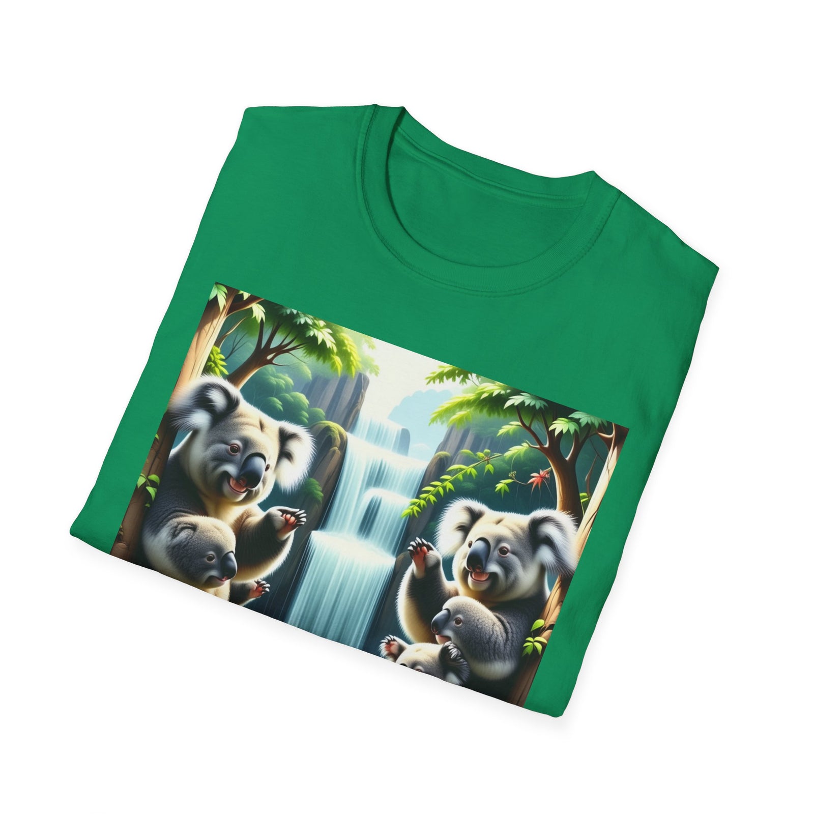 Cute Koala Family Unisex T-Shirt, Animal Lover Gift, Nature Tee, Eco-Friendly Clothing, Wildlife Enthusiast Shirt