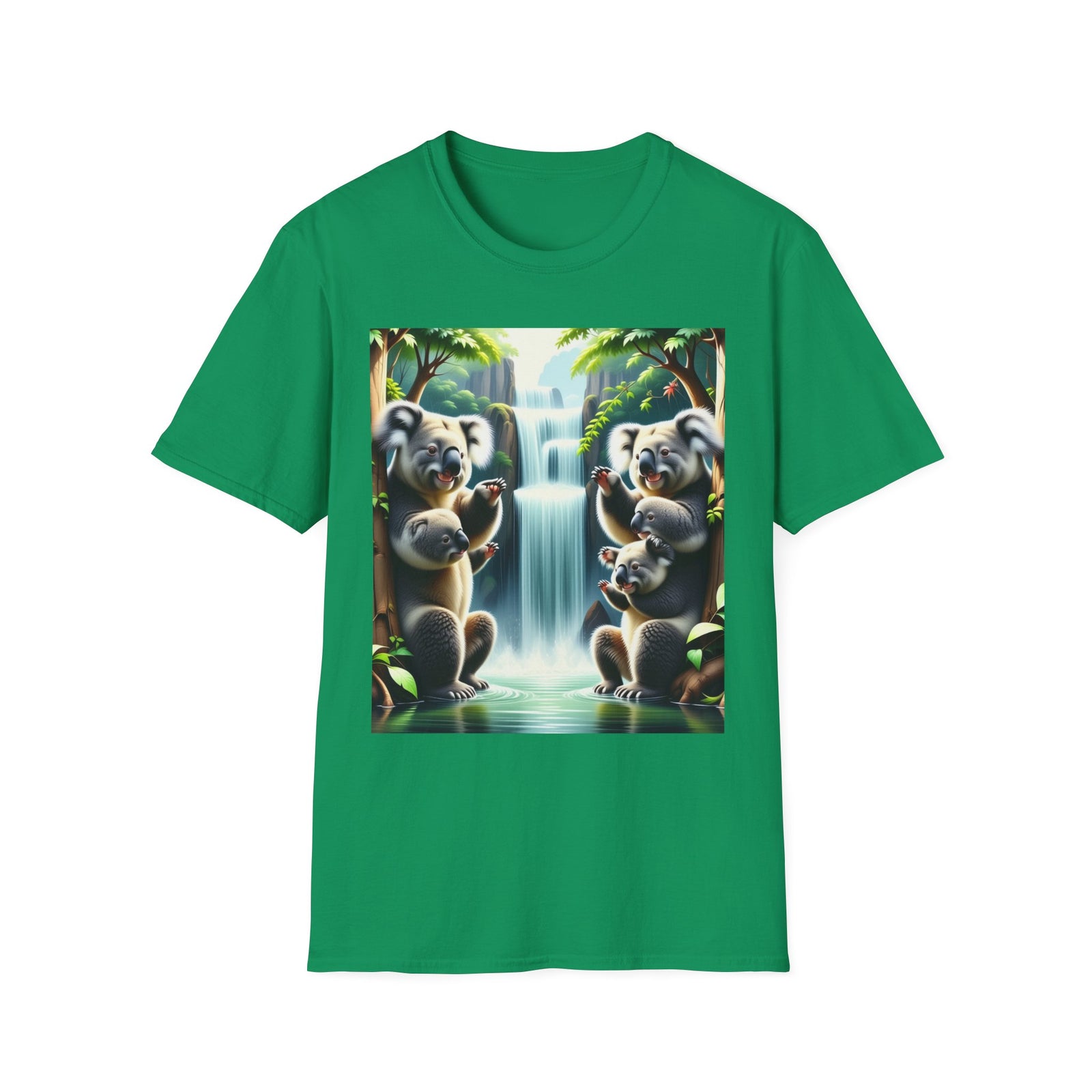 Cute Koala Family Unisex T-Shirt, Animal Lover Gift, Nature Tee, Eco-Friendly Clothing, Wildlife Enthusiast Shirt