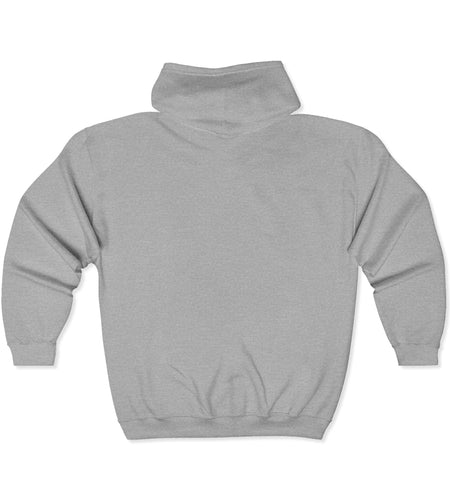 Unisex Full Zip Hooded Sweatshirt - Cozy, Stylish, Perfect for Any Occasion, Ideal Gift for Friends & Family, Relaxed Comfort Wear