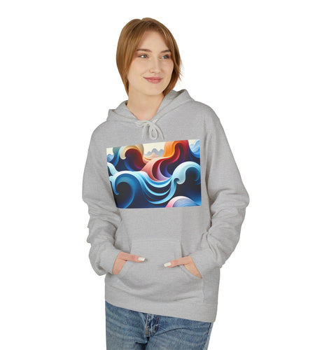 Wave Pattern Hoodie