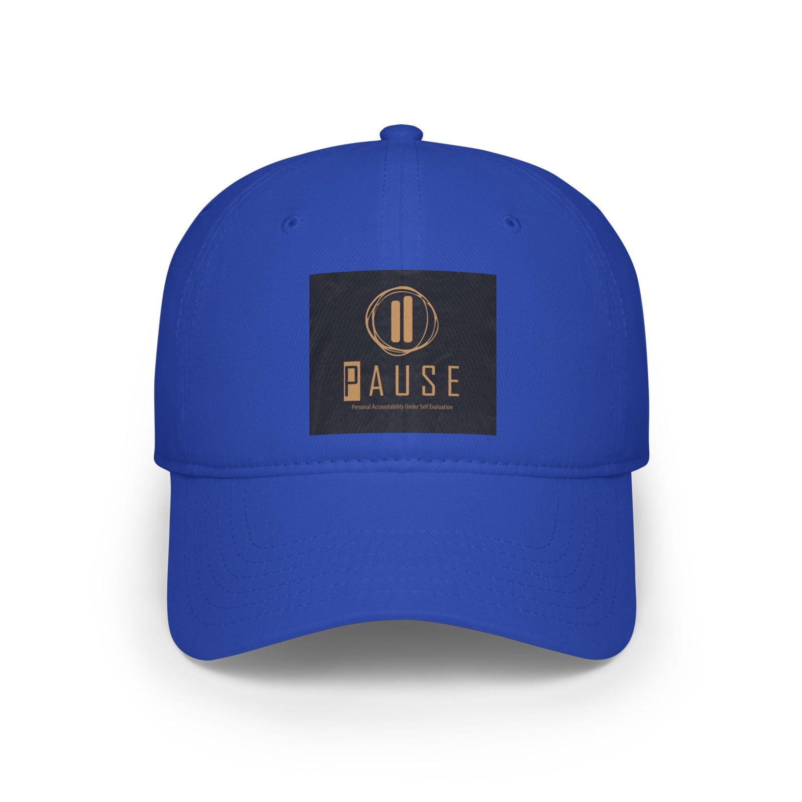 Pause Low Profile Baseball Cap, Relaxed Fit Hat, Casual Headwear, Gift for Him or Her, Everyday Cap, Adjustable Dad Hat