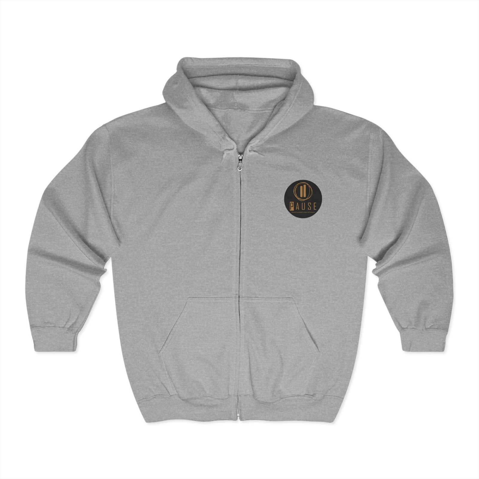 Unisex Full Zip Hooded Sweatshirt - Cozy, Stylish, Perfect for Any Occasion, Ideal Gift for Friends & Family, Relaxed Comfort Wear